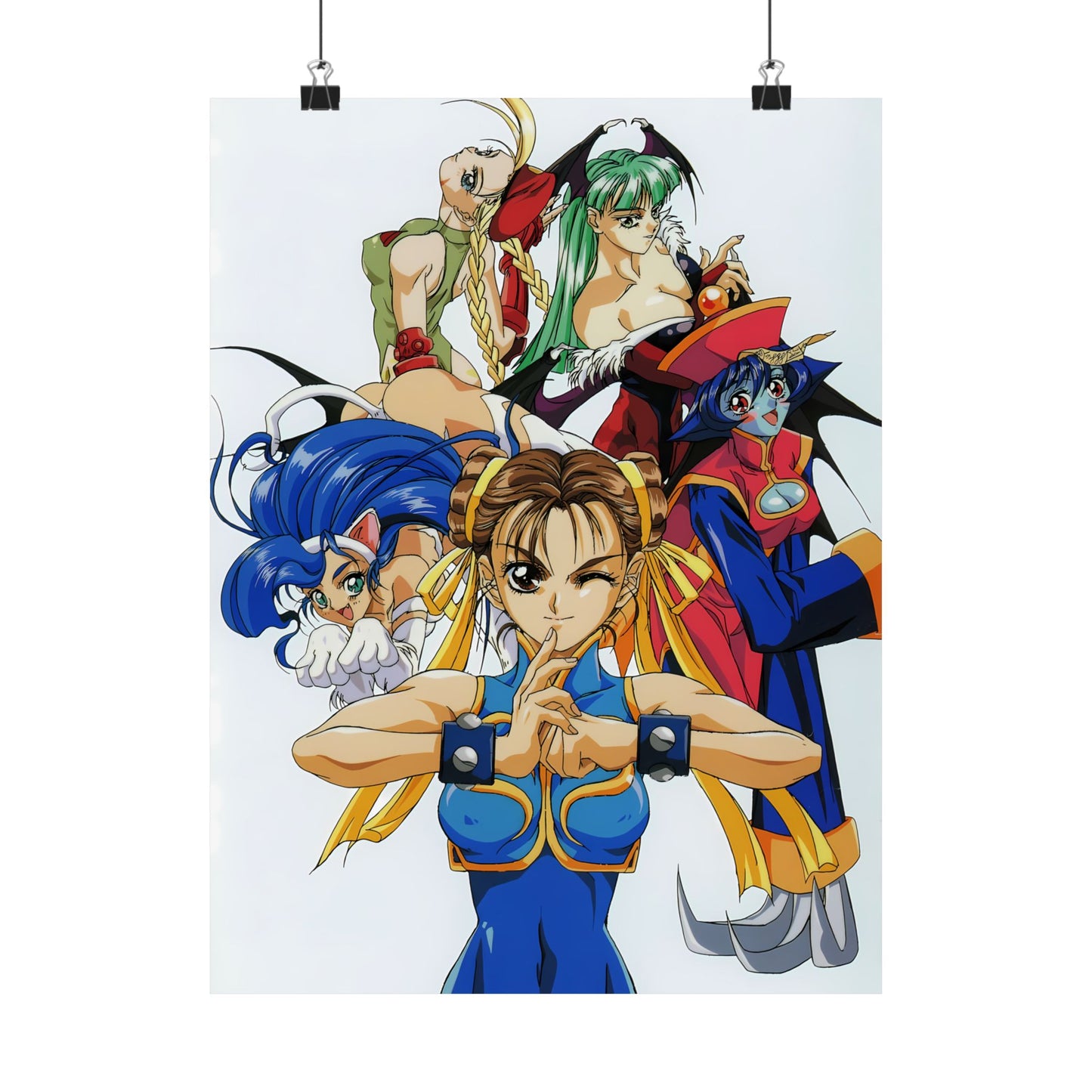 Street Fighter X Darkstalkers Matte Poster
