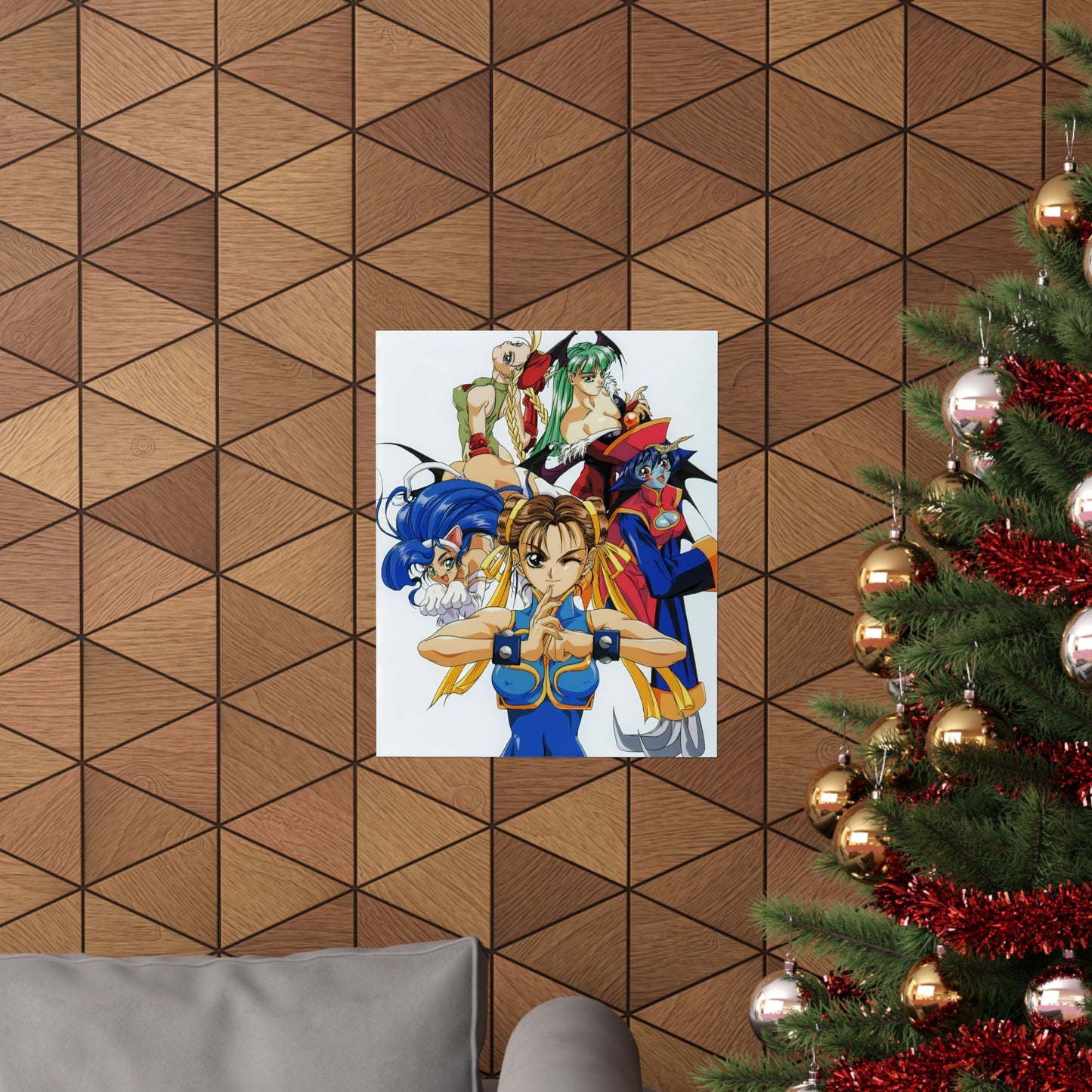 Street Fighter X Darkstalkers Matte Poster