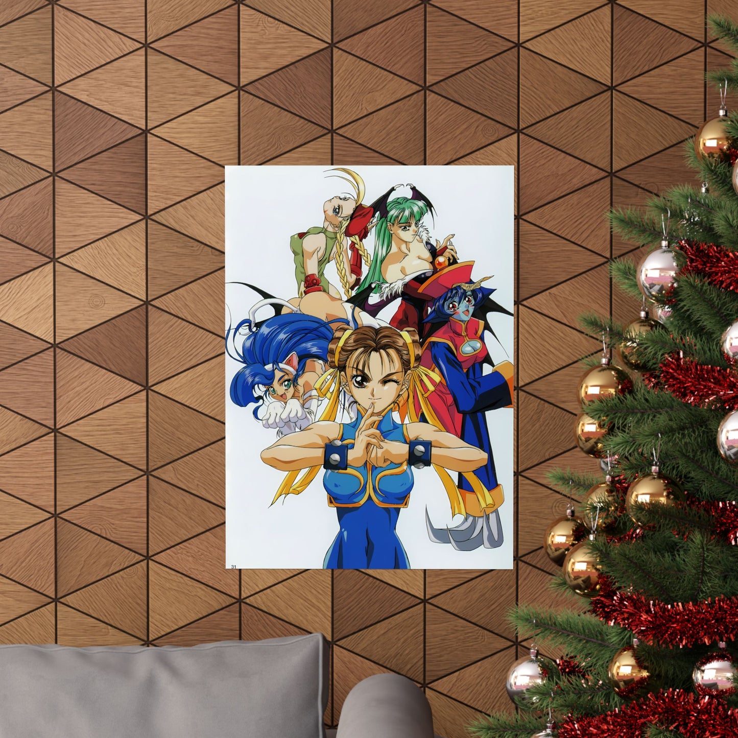 Street Fighter X Darkstalkers Matte Poster