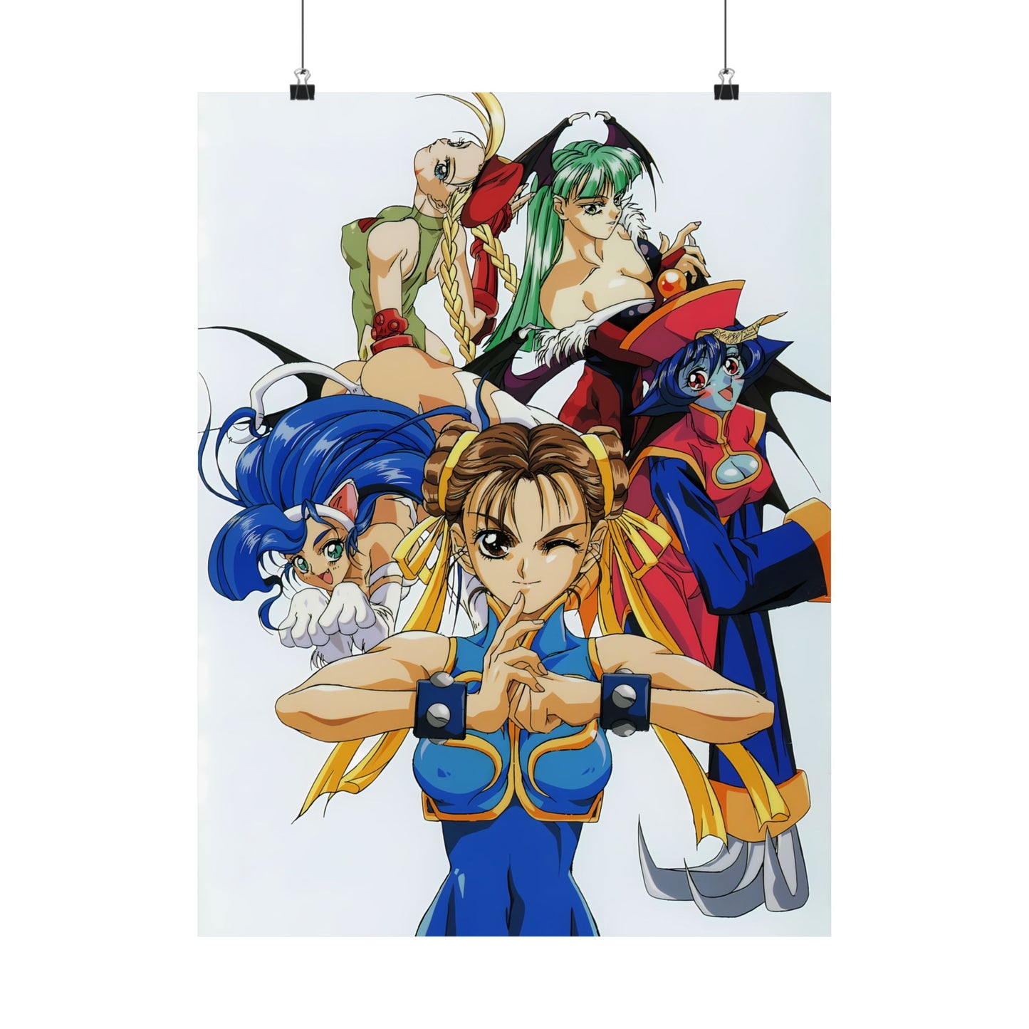 Street Fighter X Darkstalkers Matte Poster