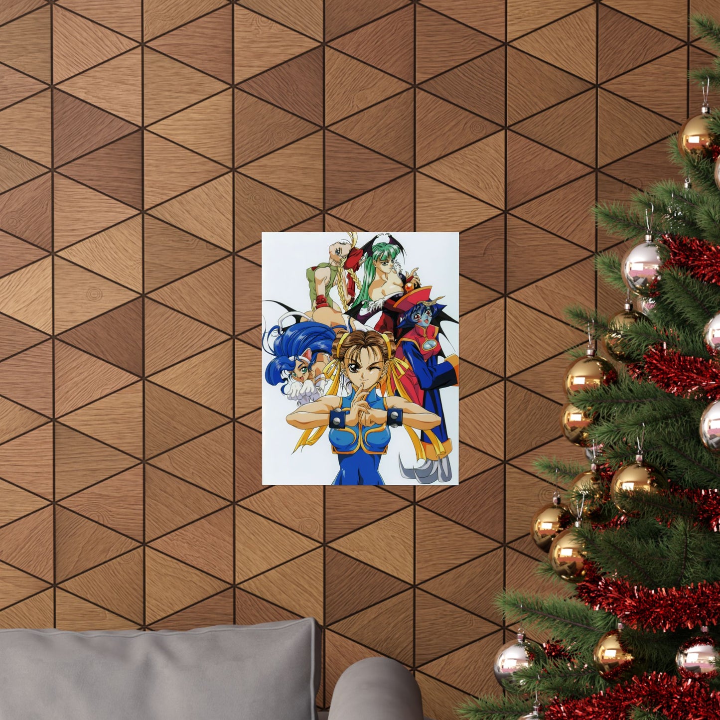 Street Fighter X Darkstalkers Matte Poster