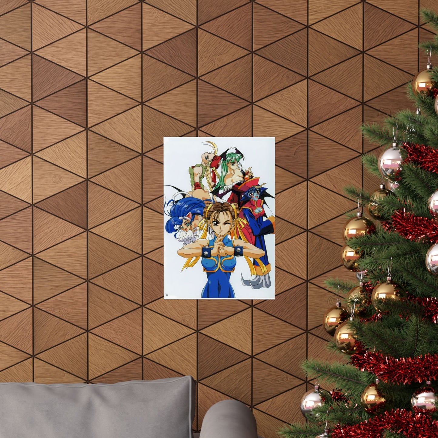 Street Fighter X Darkstalkers Matte Poster