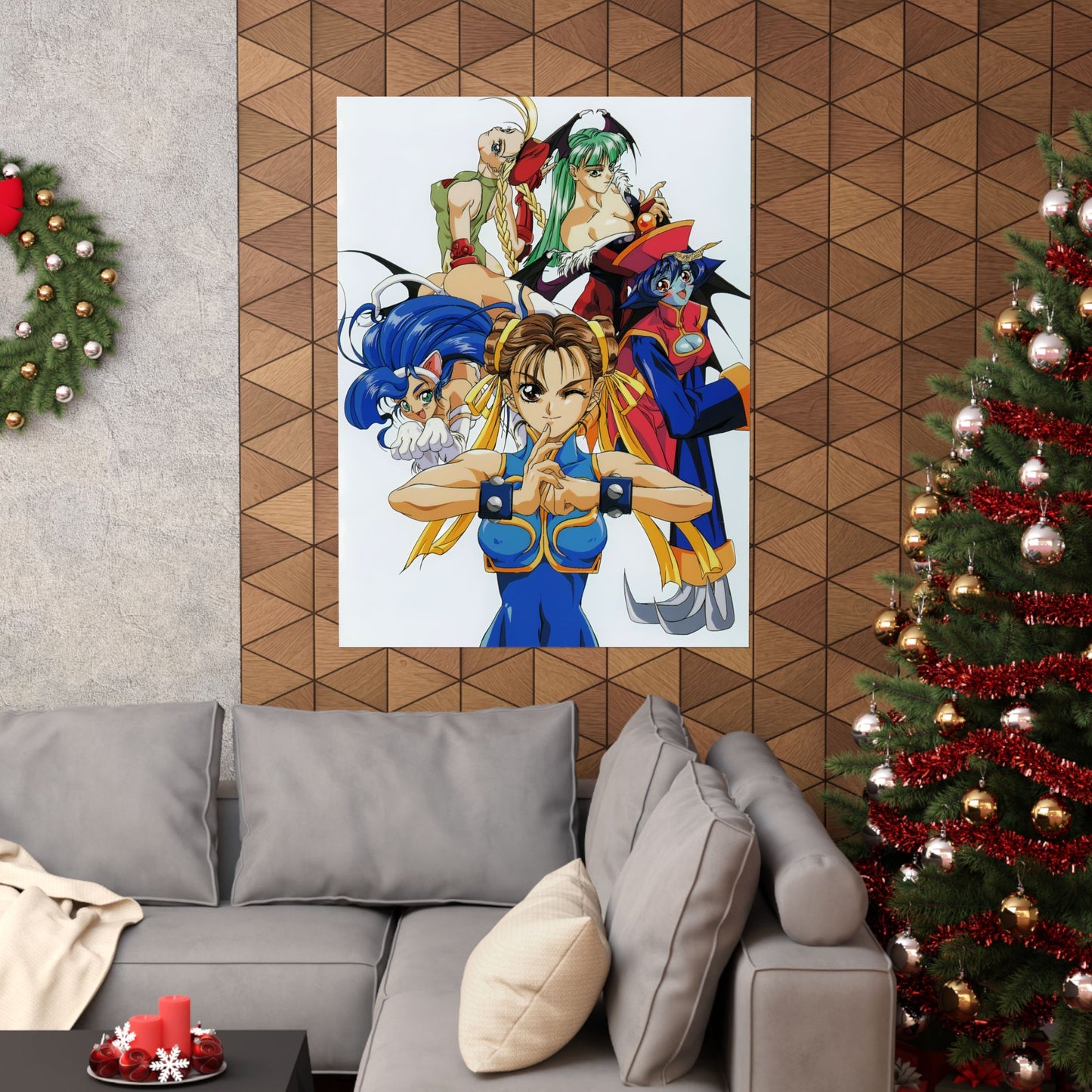 Street Fighter X Darkstalkers Matte Poster
