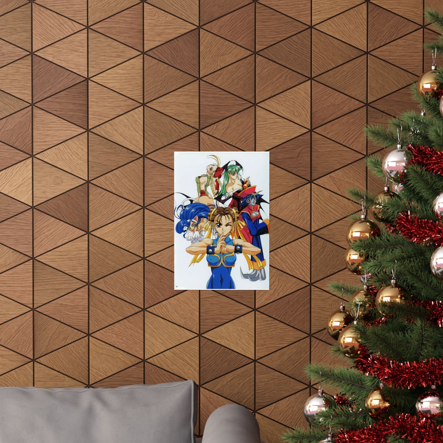 Street Fighter X Darkstalkers Matte Poster