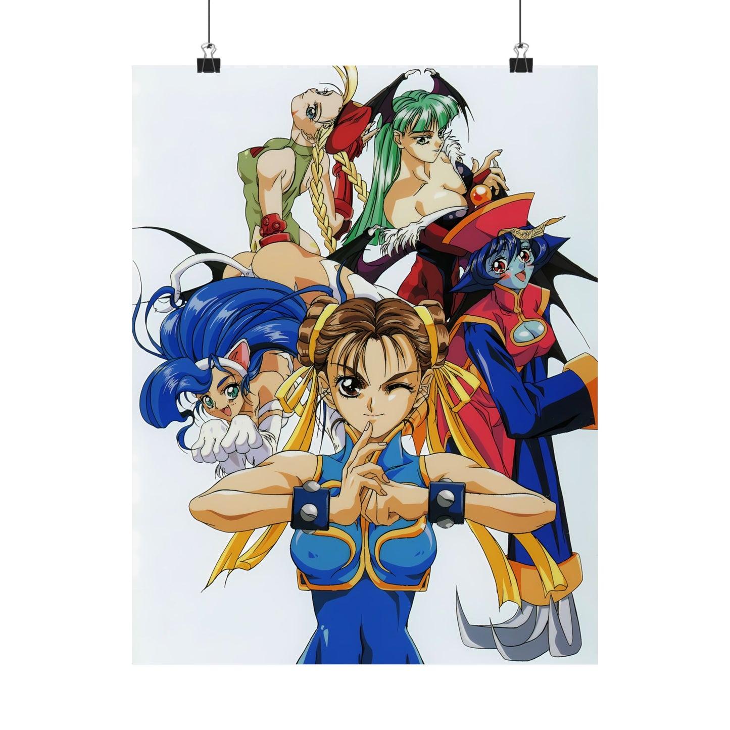 Street Fighter X Darkstalkers Matte Poster