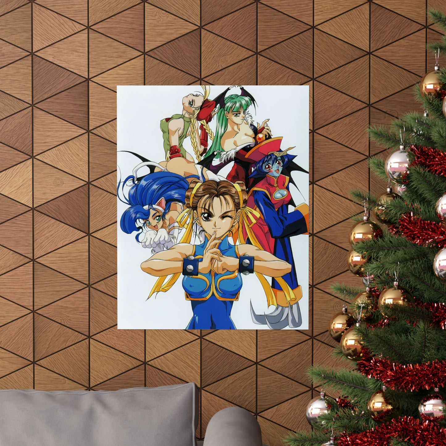 Street Fighter X Darkstalkers Matte Poster