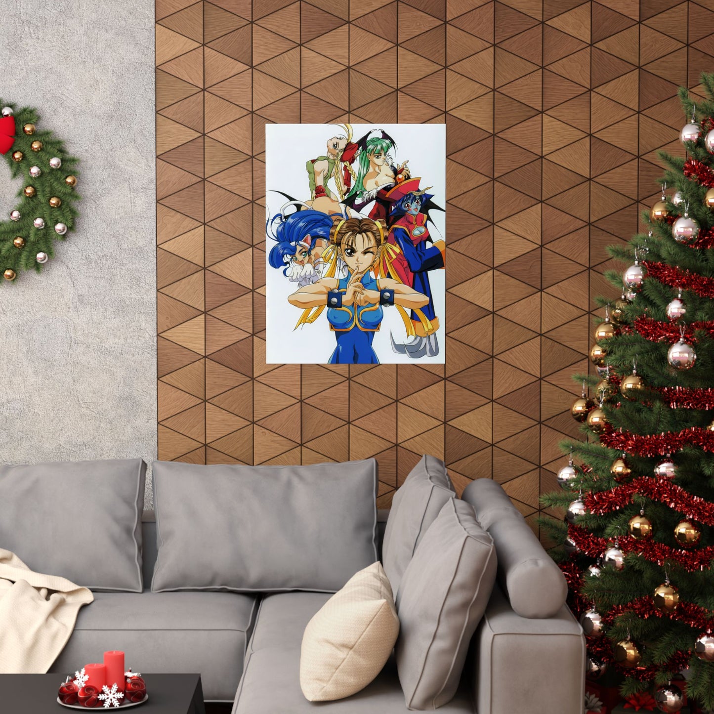 Street Fighter X Darkstalkers Matte Poster