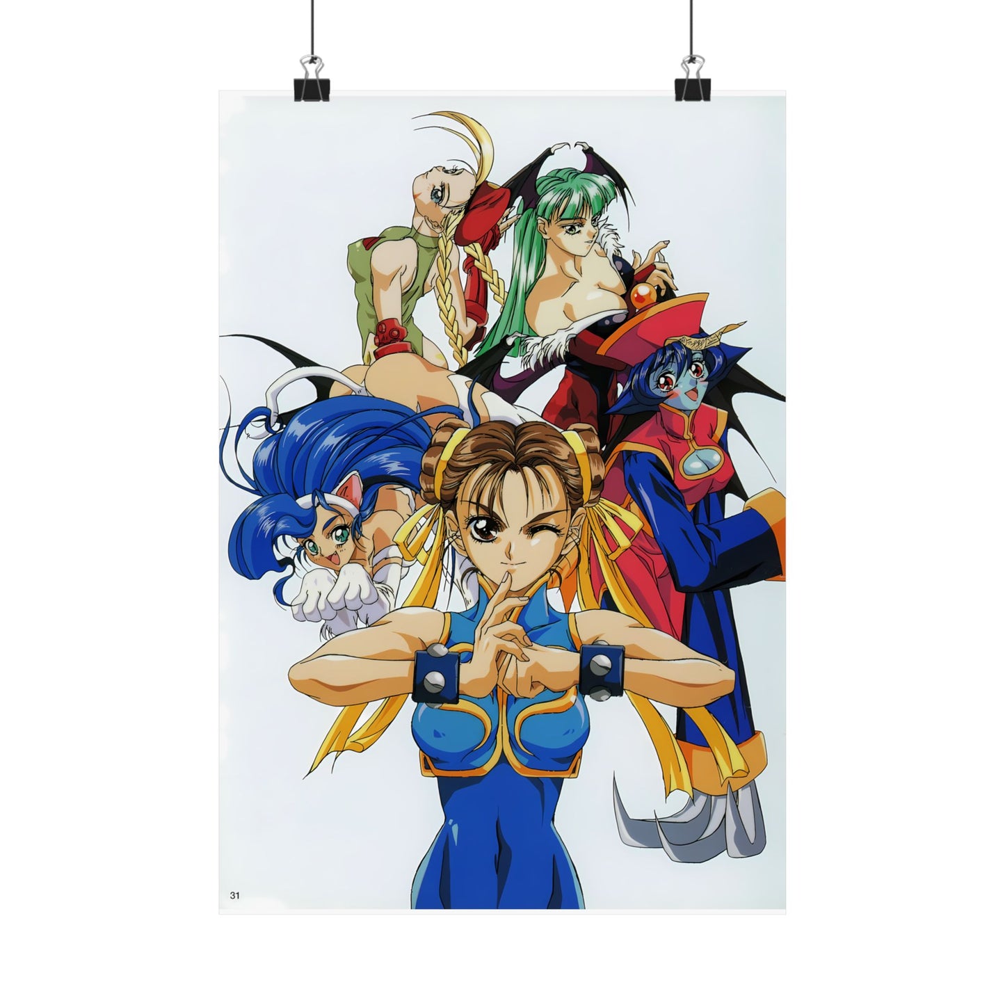 Street Fighter X Darkstalkers Matte Poster