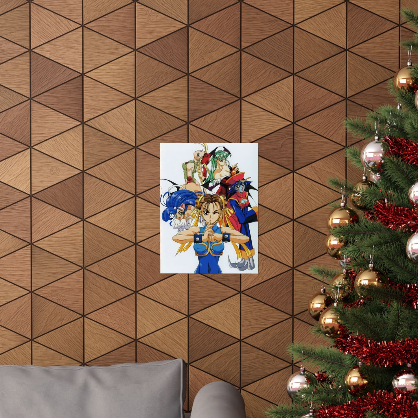 Street Fighter X Darkstalkers Matte Poster