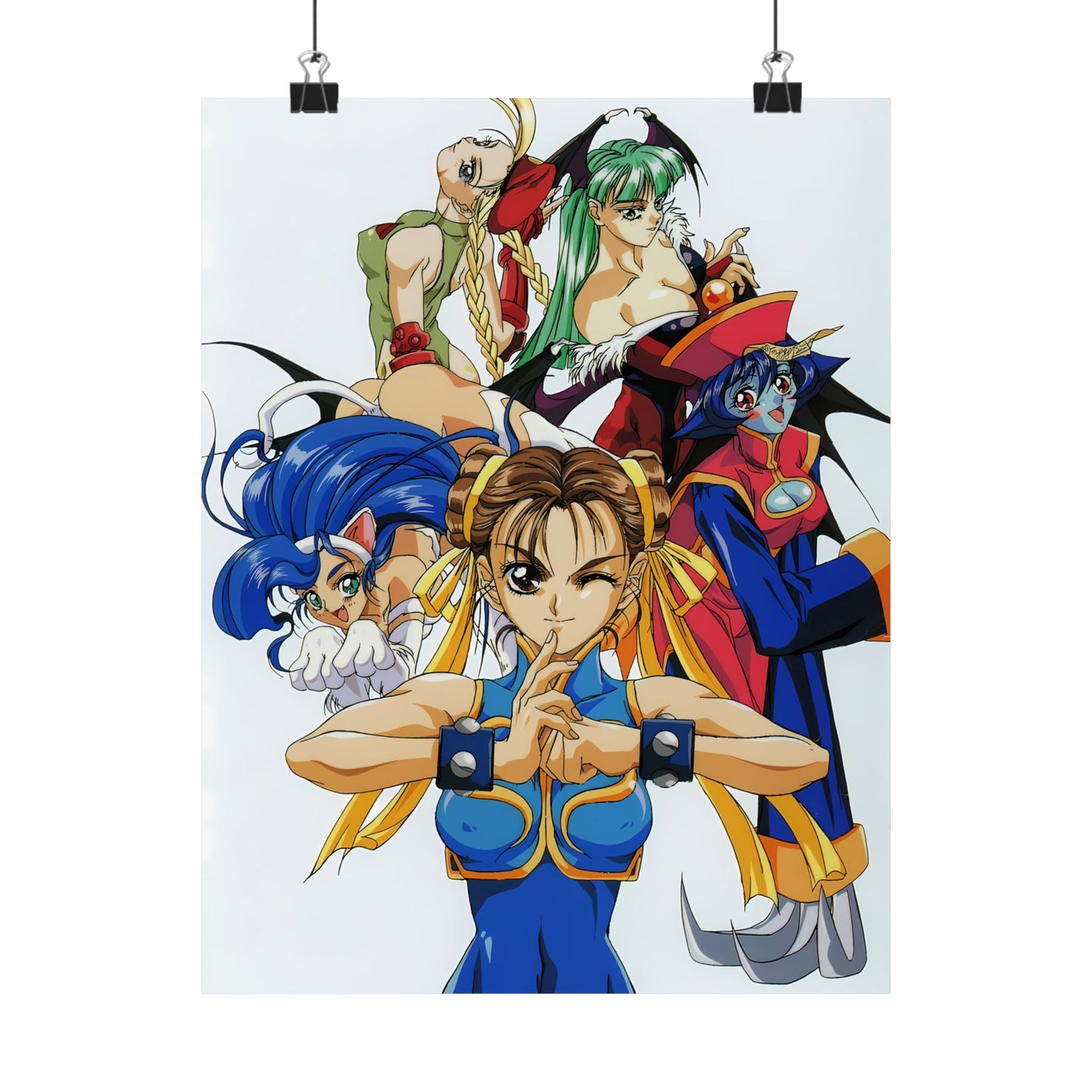 Street Fighter X Darkstalkers Matte Poster