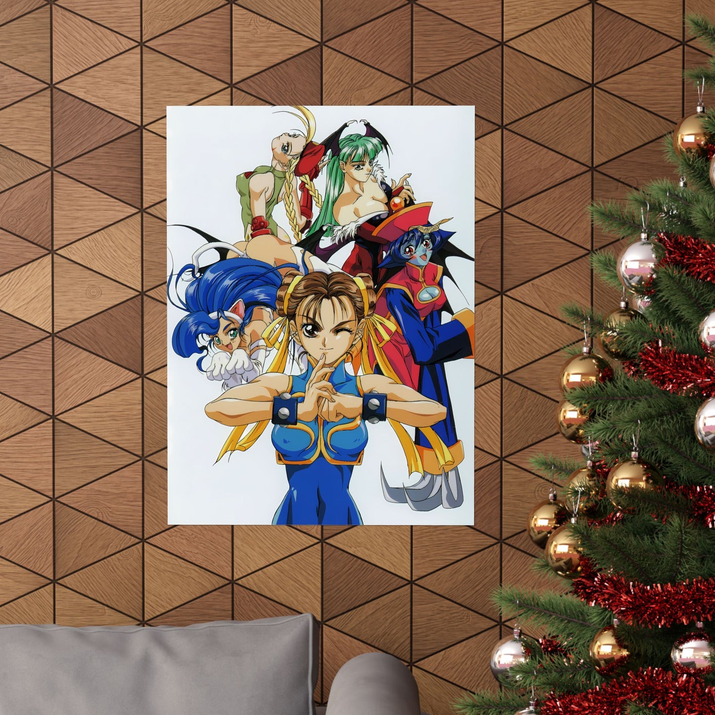 Street Fighter X Darkstalkers Matte Poster