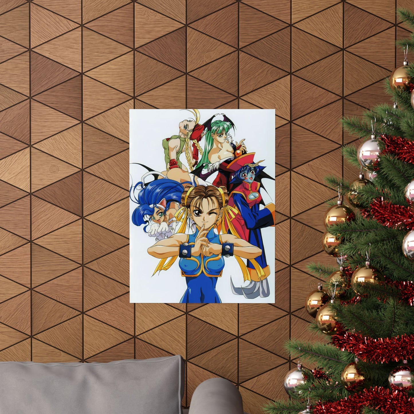 Street Fighter X Darkstalkers Matte Poster