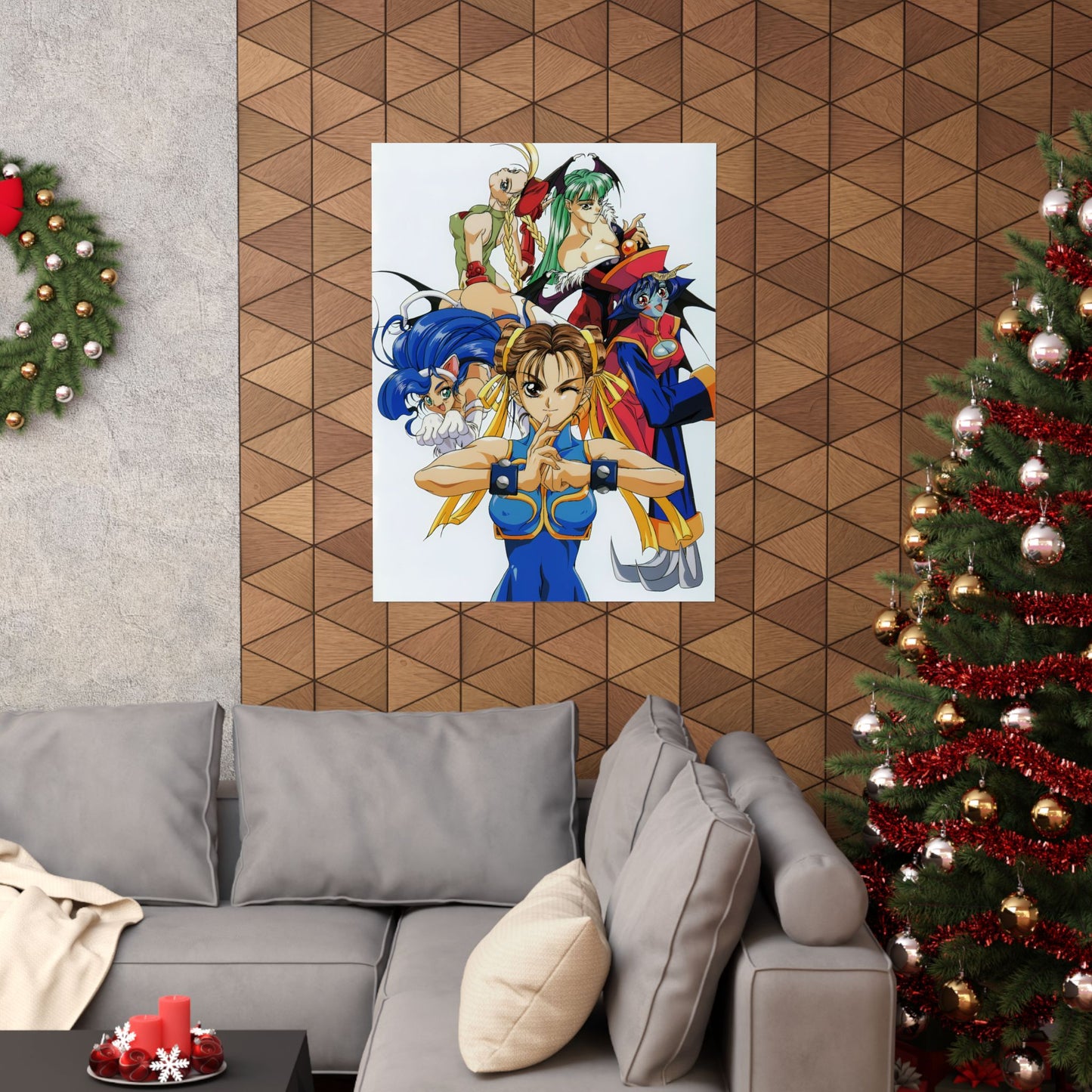 Street Fighter X Darkstalkers Matte Poster