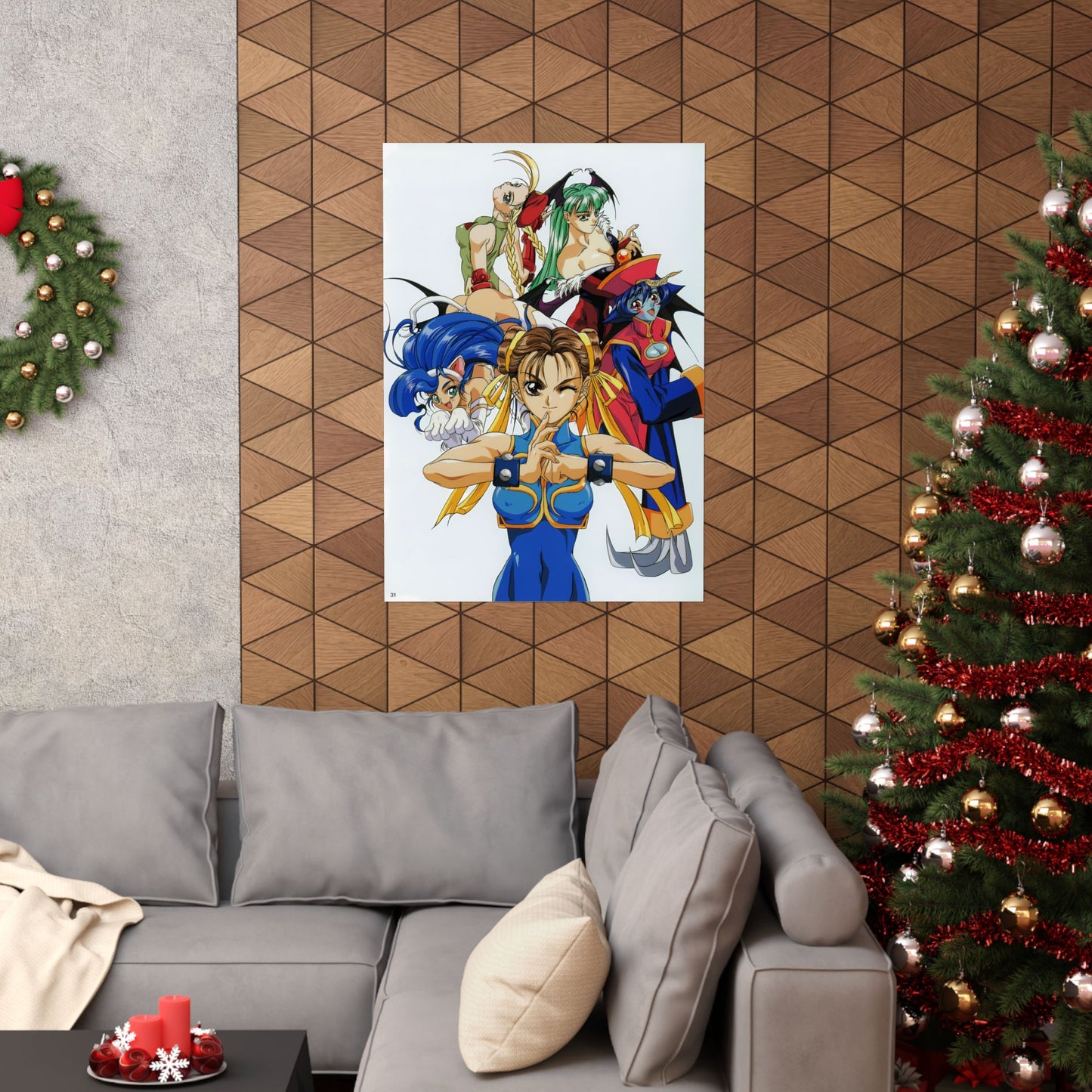 Street Fighter X Darkstalkers Matte Poster