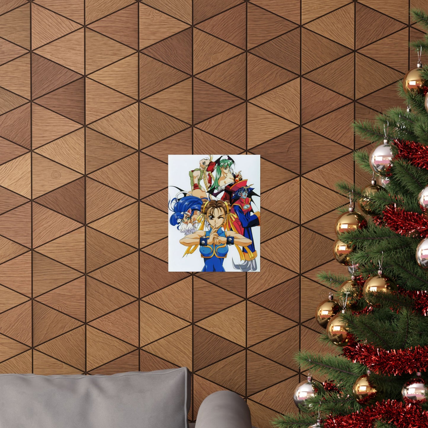 Street Fighter X Darkstalkers Matte Poster