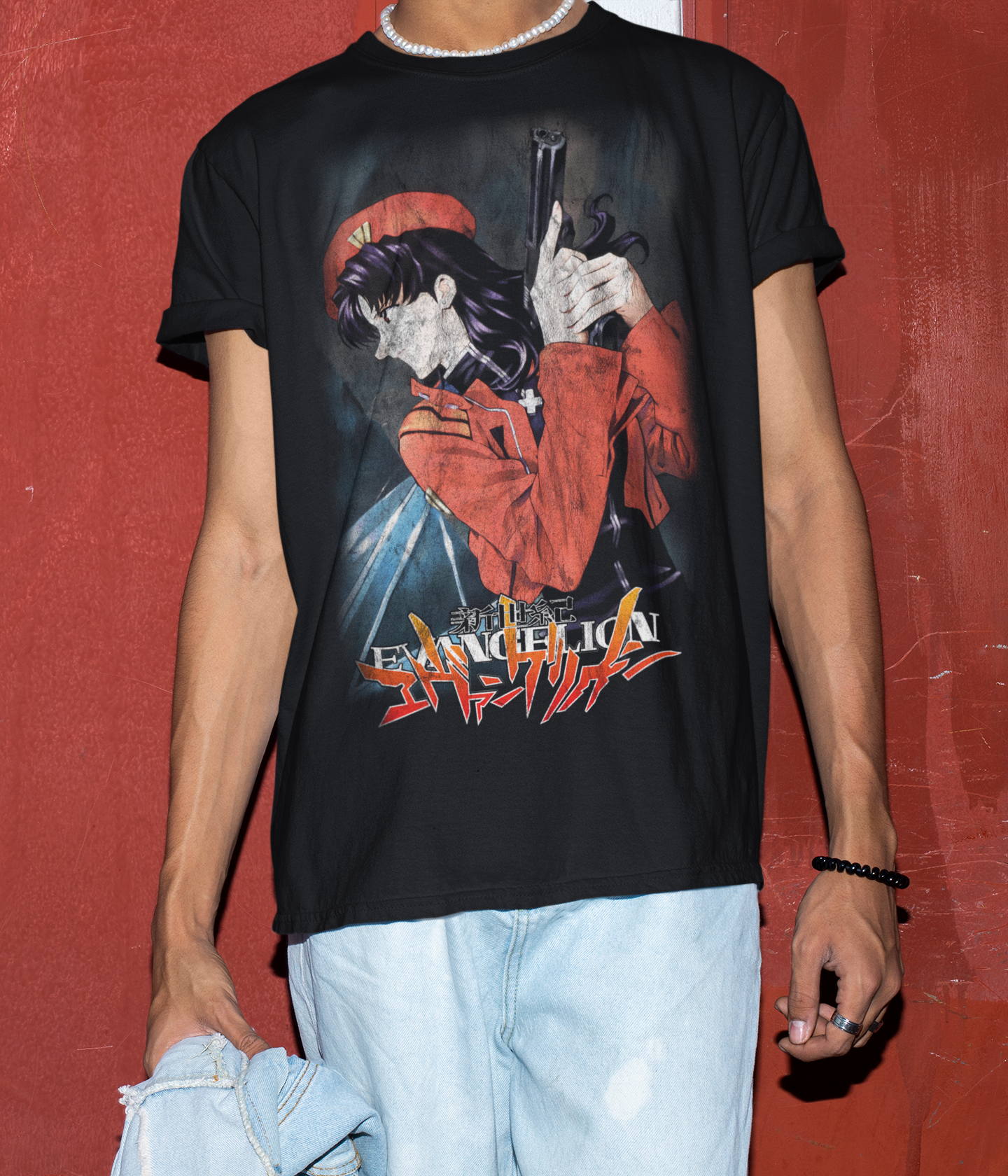 Neon Genesis Evangelion - Misato Vintage T-Shirt