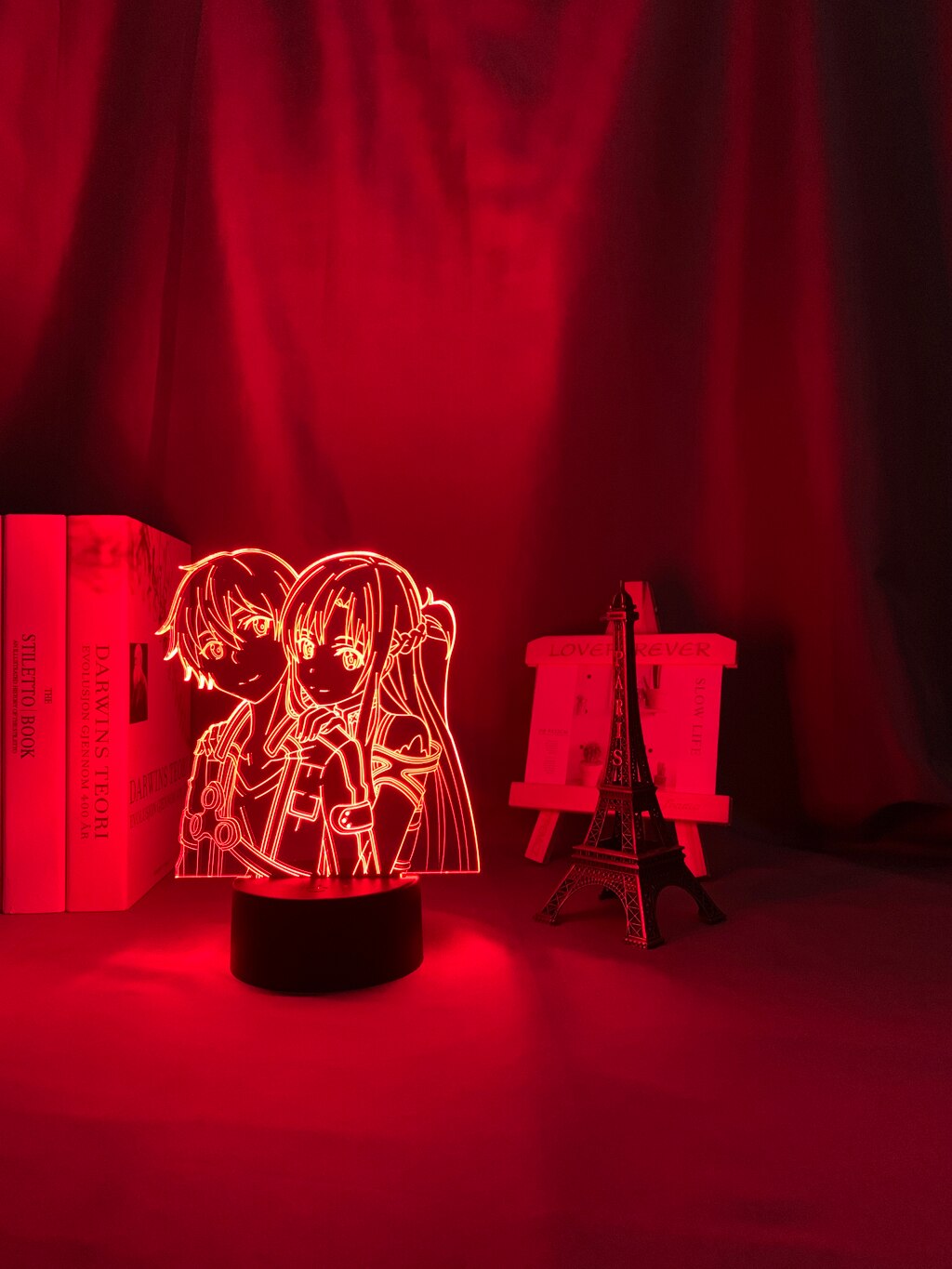 Sword Art Online Kirito and Asuna Night Light