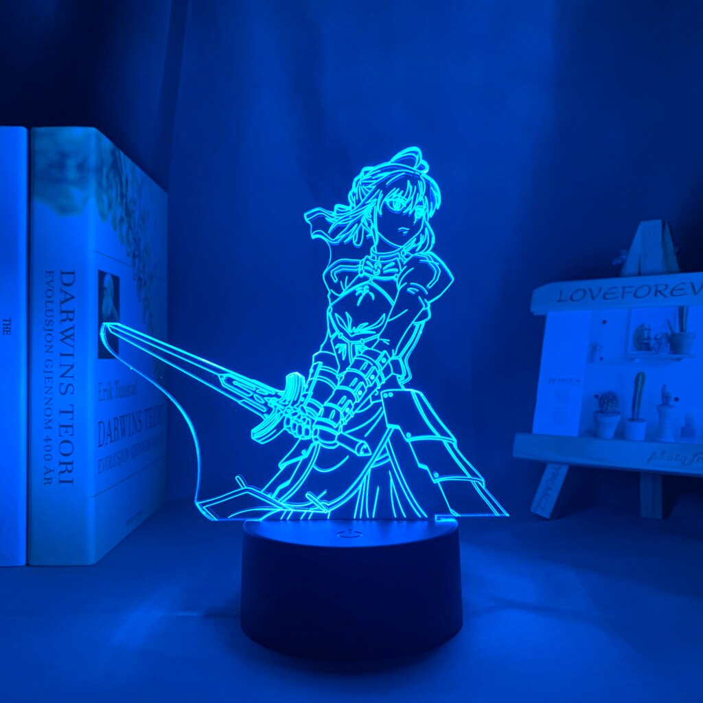 Fate Stay Night Saber Night Light