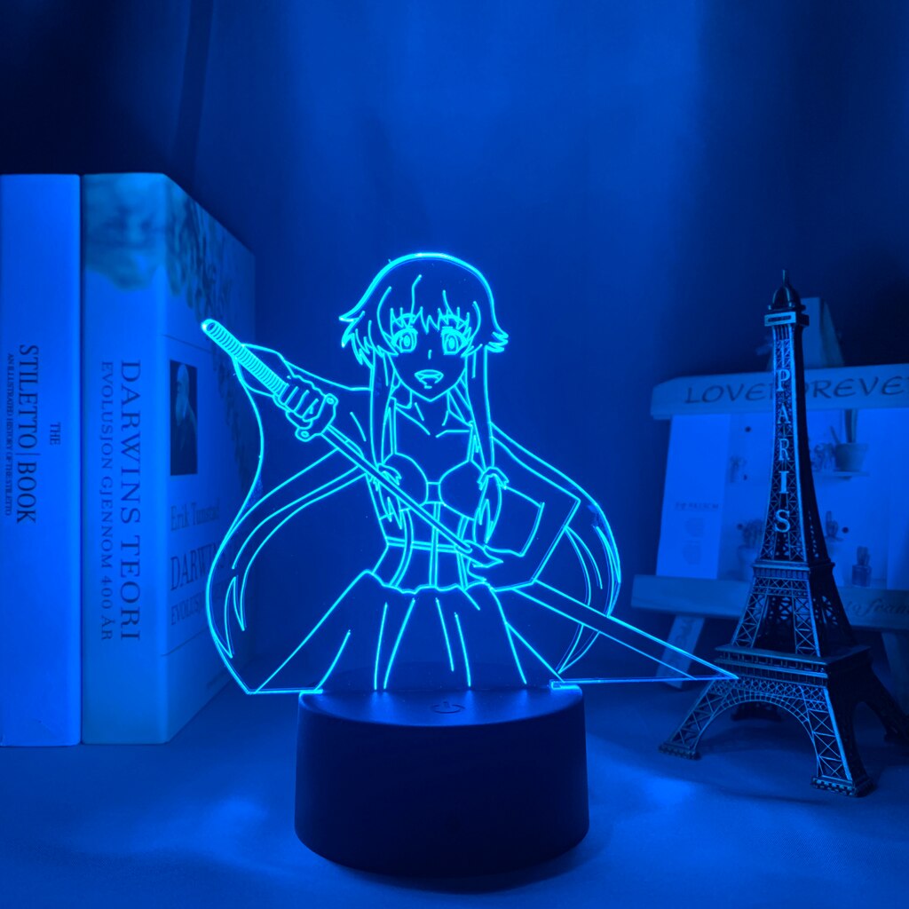 Mirai Nikki Future Diary Yuno Gasai Night Light