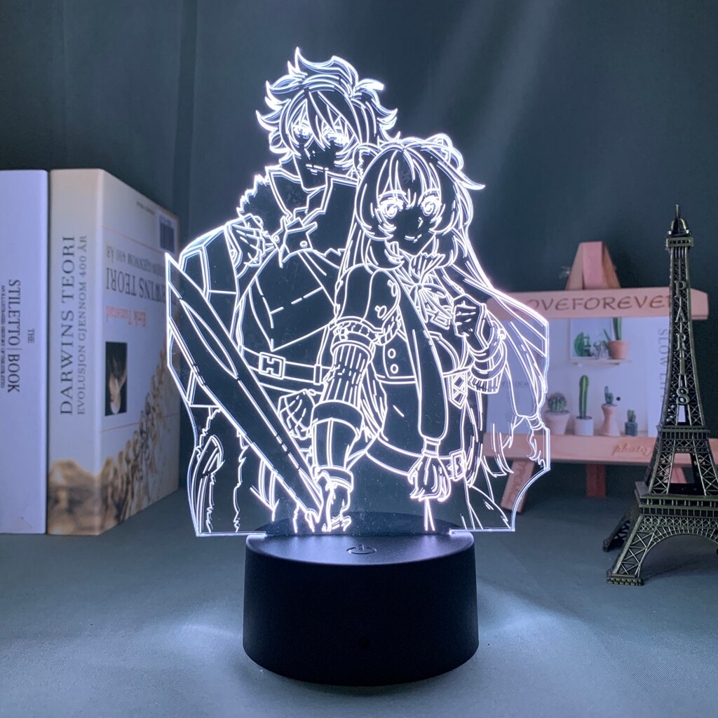 The Rising of The Shield Hero Naofumi X Raphtalia Night Lamp