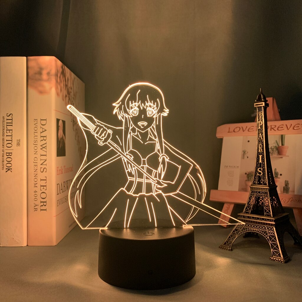 Mirai Nikki Future Diary Yuno Gasai Night Light