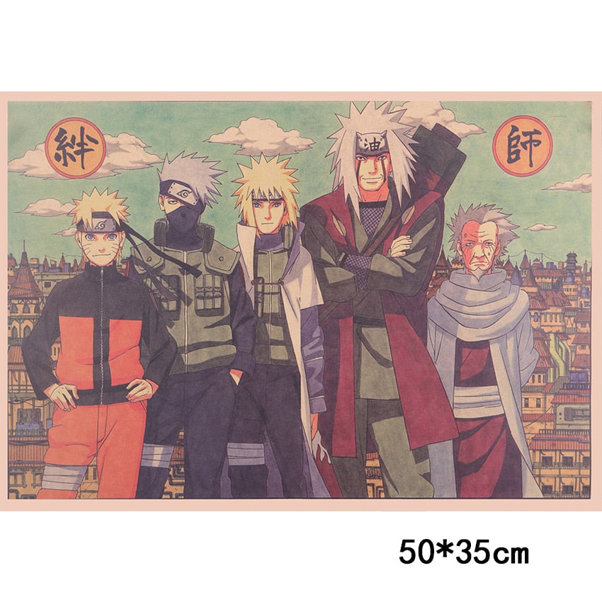 Naruto Konoha OG Poster