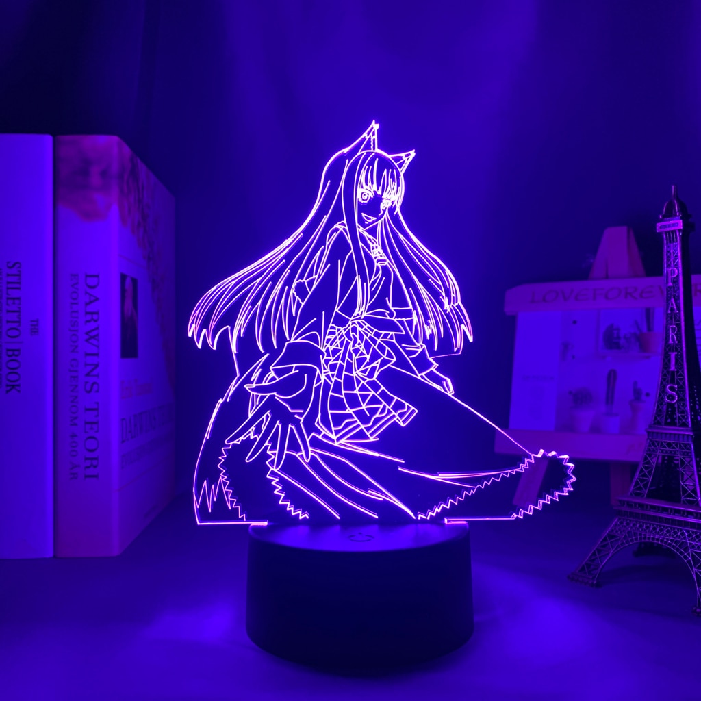 Spice and Wolf Holo Night Light