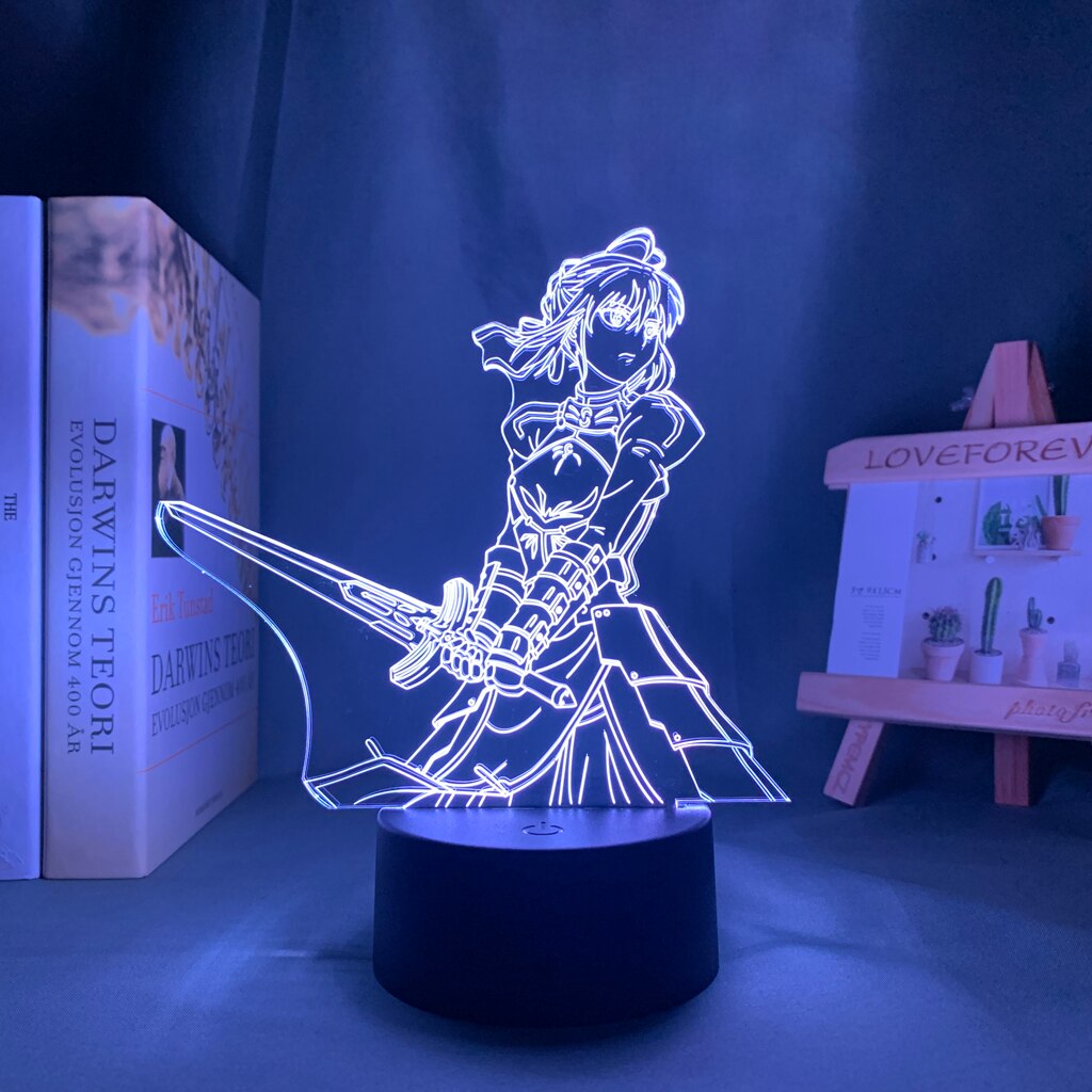 Fate Stay Night Saber Night Light