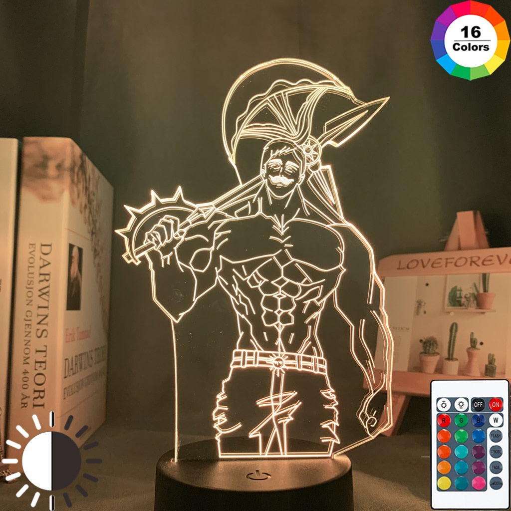 The Seven Deadly Sins Escanor Night Light