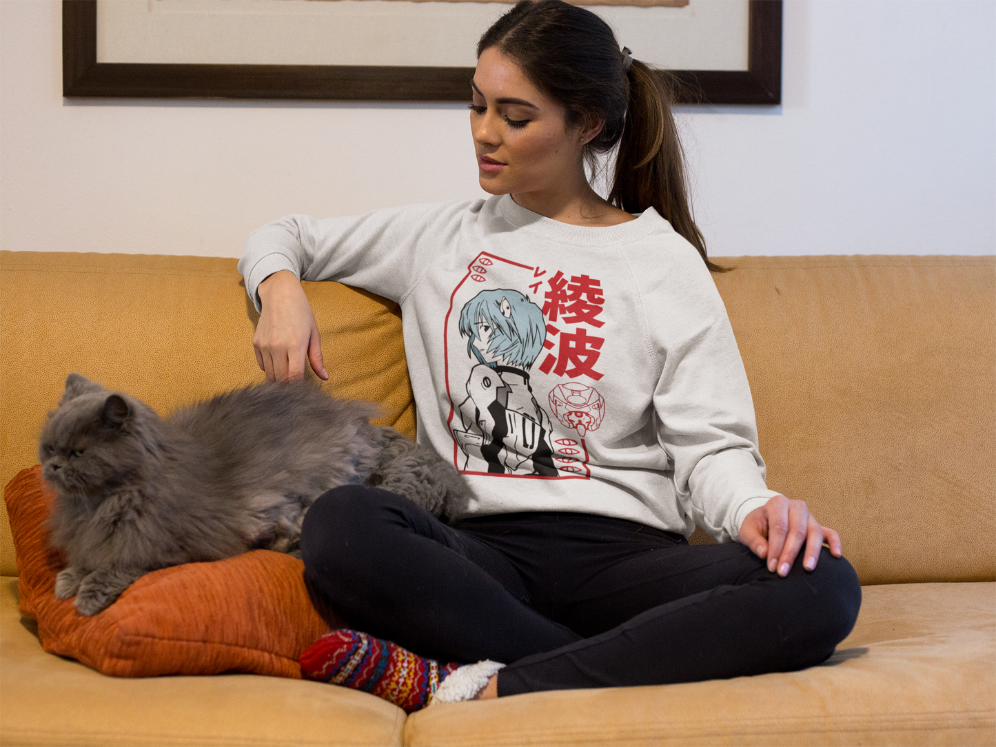Neon Genesis Evangelion -Rei Sweatshirt