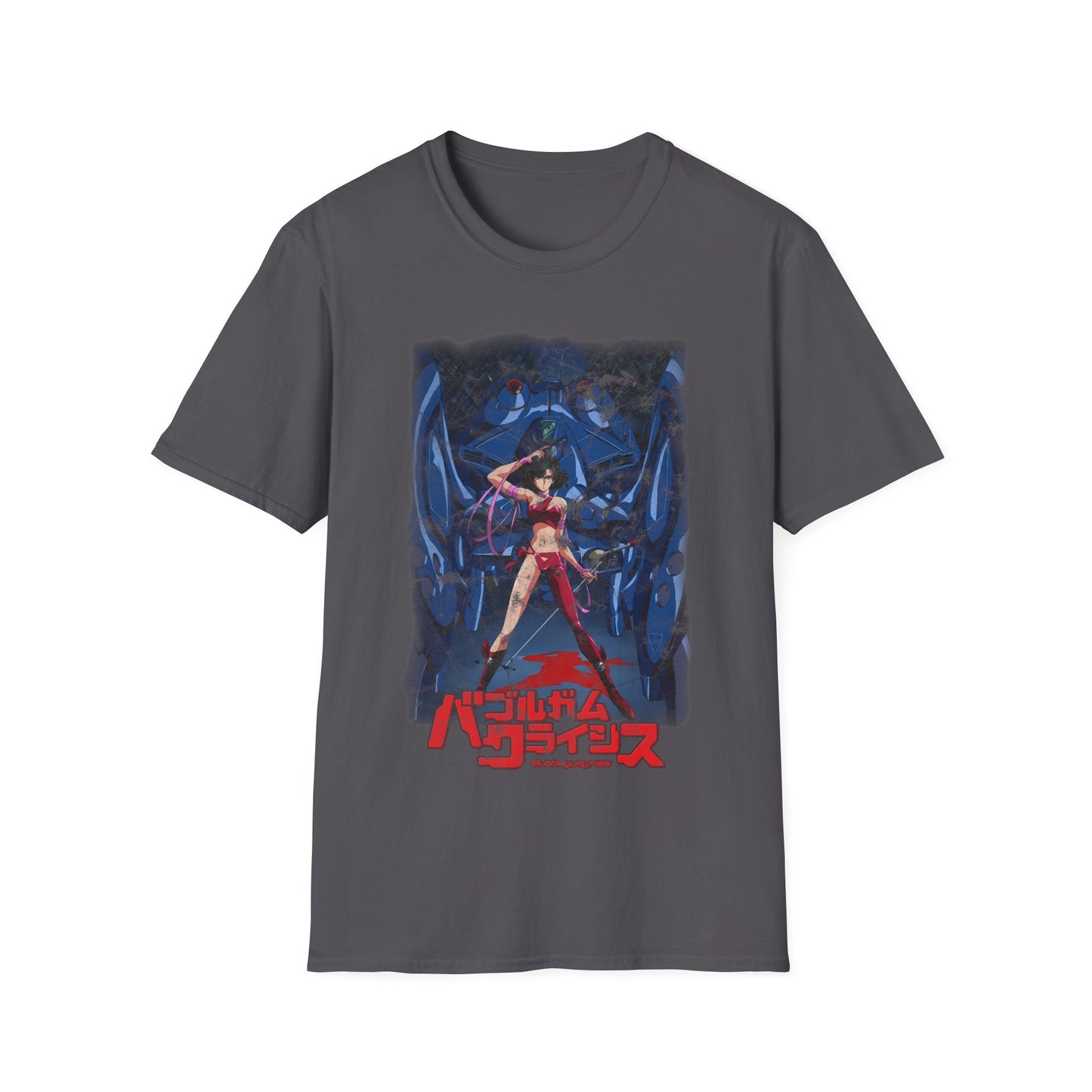 Unisex Bubblegum Crisis Vintage 80s Anime T-Shirt, Retro Reika Chang Manga Waifu Shirt