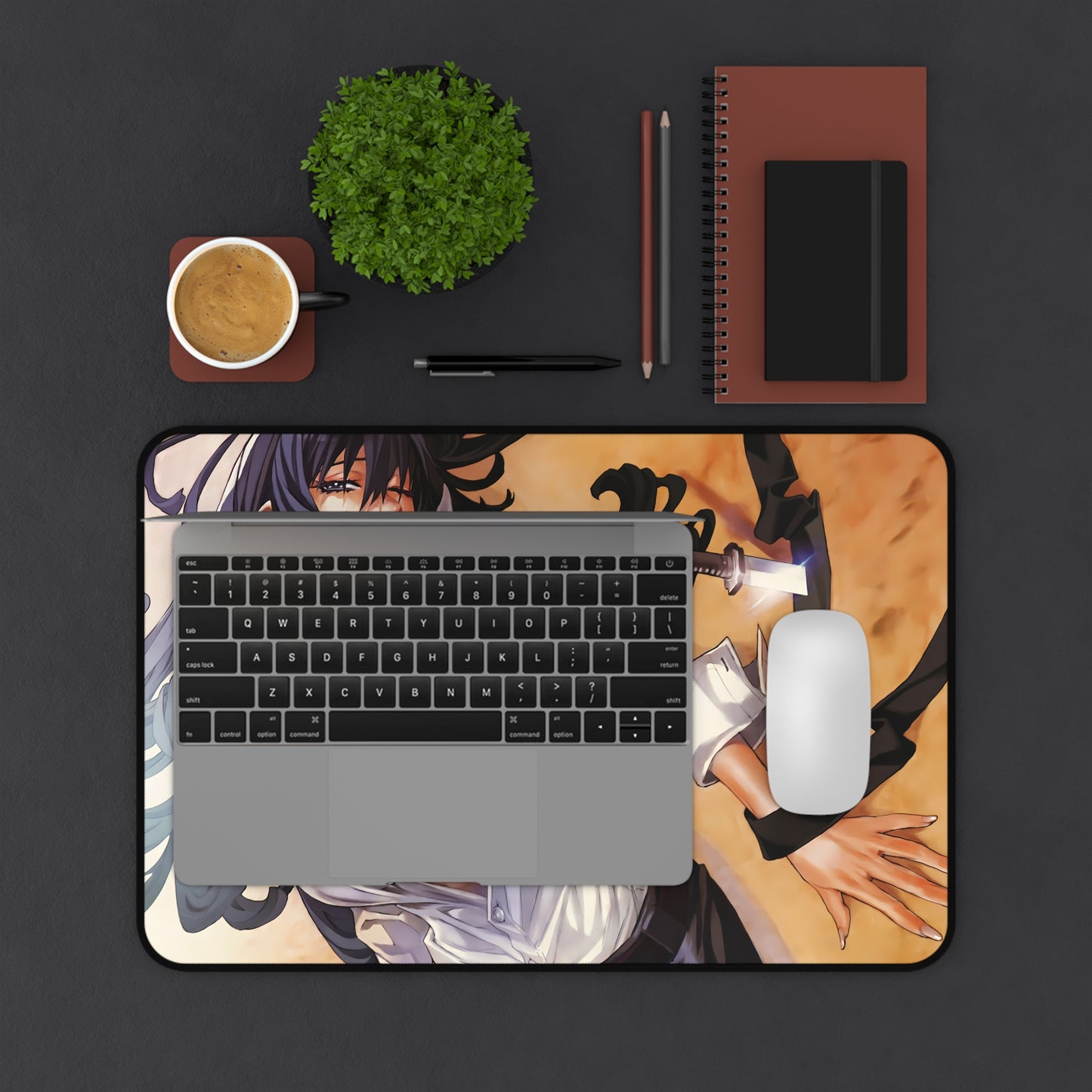 The Book of Bantorra Desk Mat