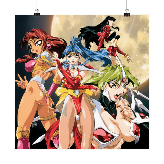 Voltage Fighter Gowcaizer Matte Poster