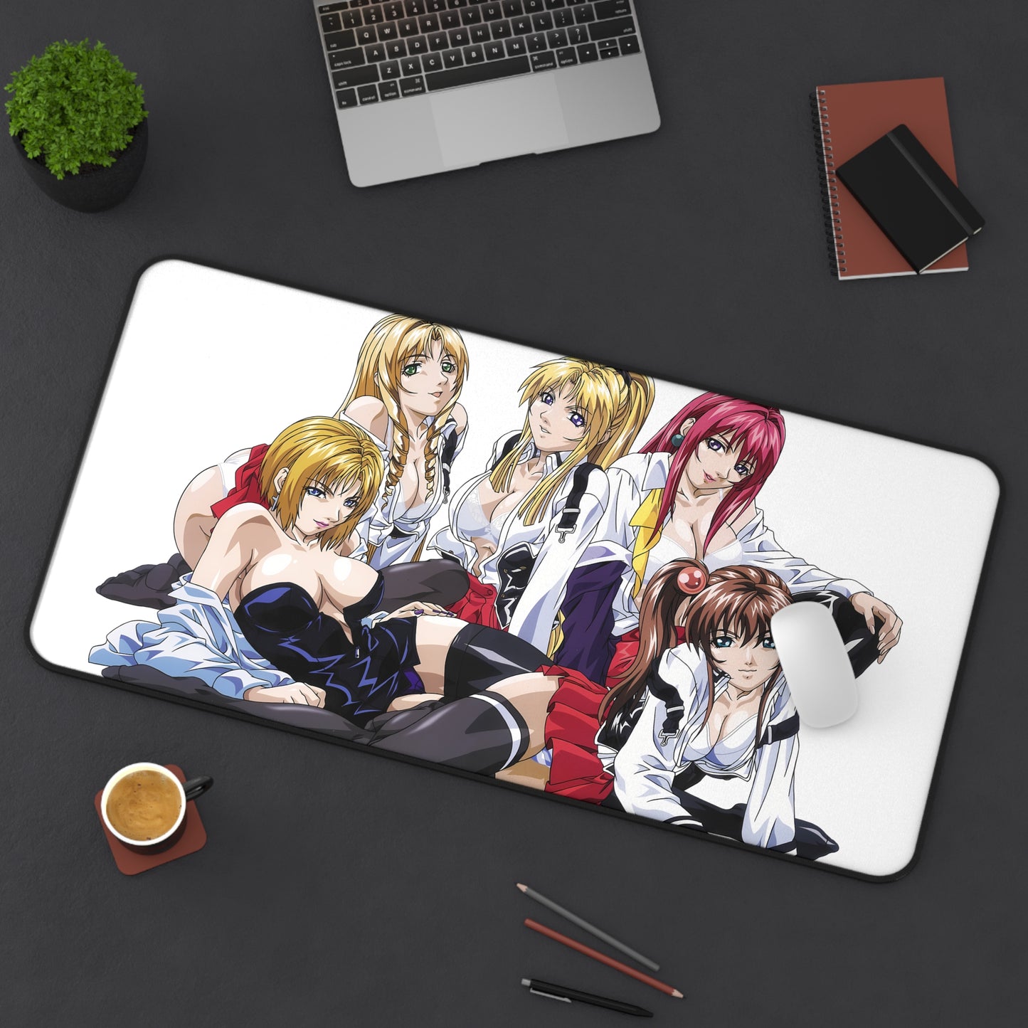 Bible Black Desk Mat