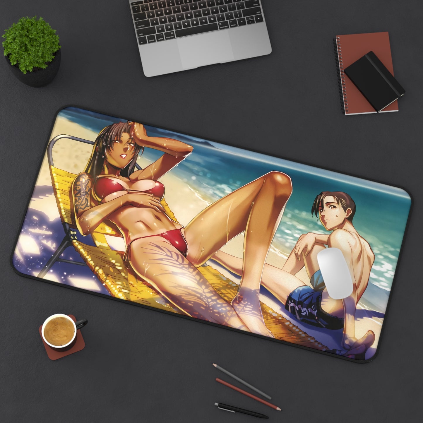 Black Lagoon Desk Mat