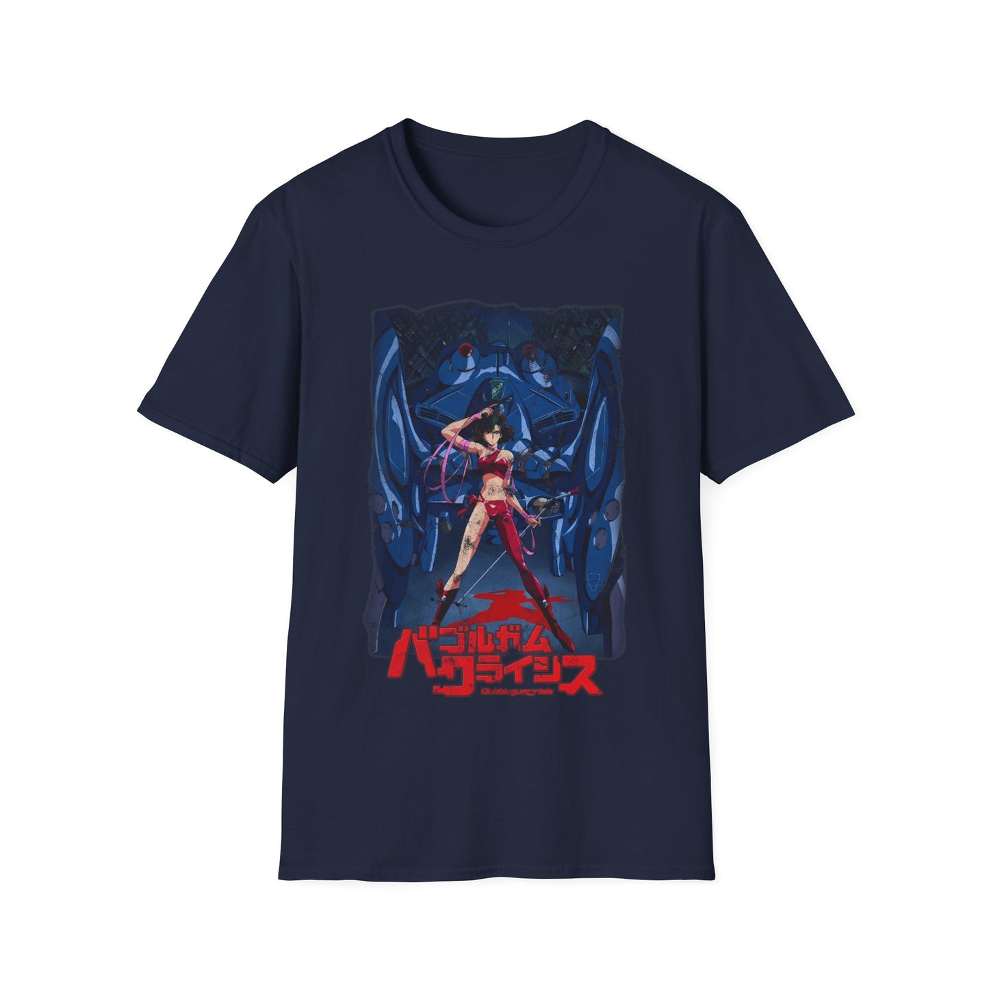 Unisex Bubblegum Crisis Vintage 80s Anime T-Shirt, Retro Reika Chang Manga Waifu Shirt
