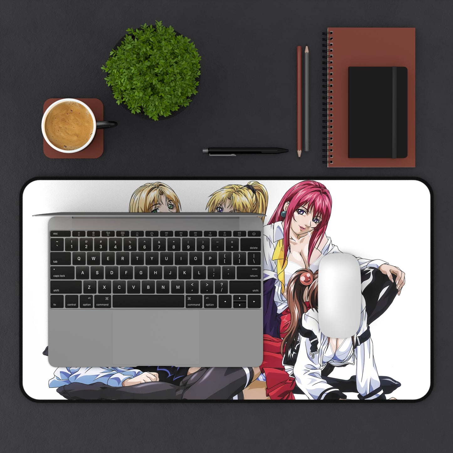 Bible Black Desk Mat
