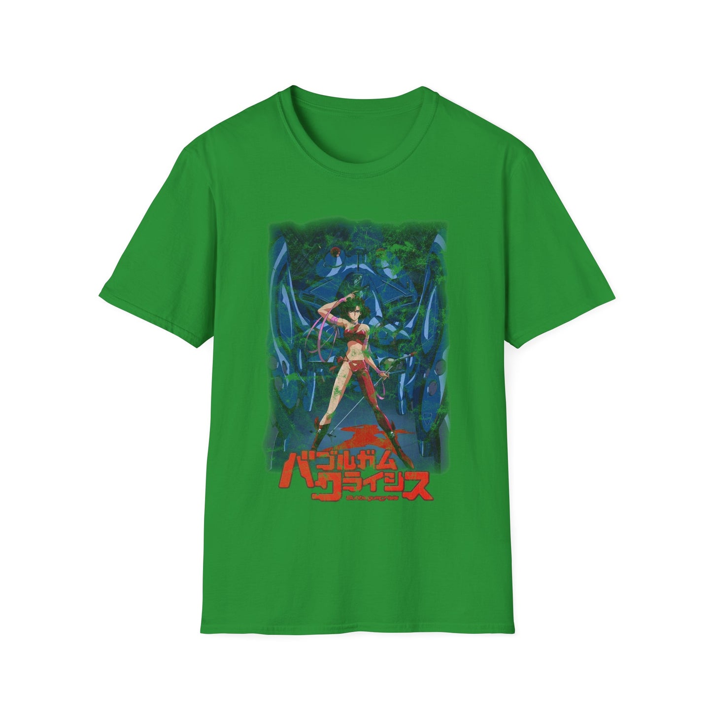 Unisex Bubblegum Crisis Vintage 80s Anime T-Shirt, Retro Reika Chang Manga Waifu Shirt