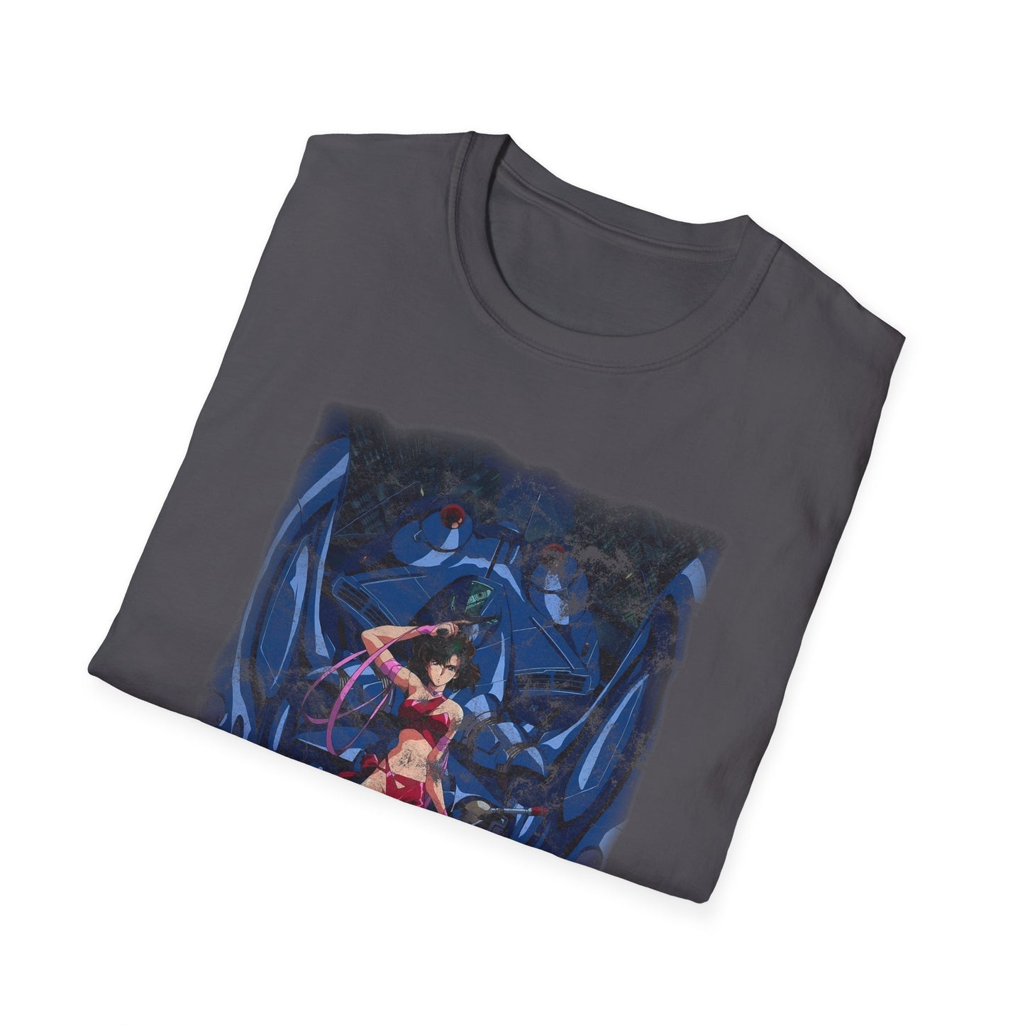 Unisex Bubblegum Crisis Vintage 80s Anime T-Shirt, Retro Reika Chang Manga Waifu Shirt