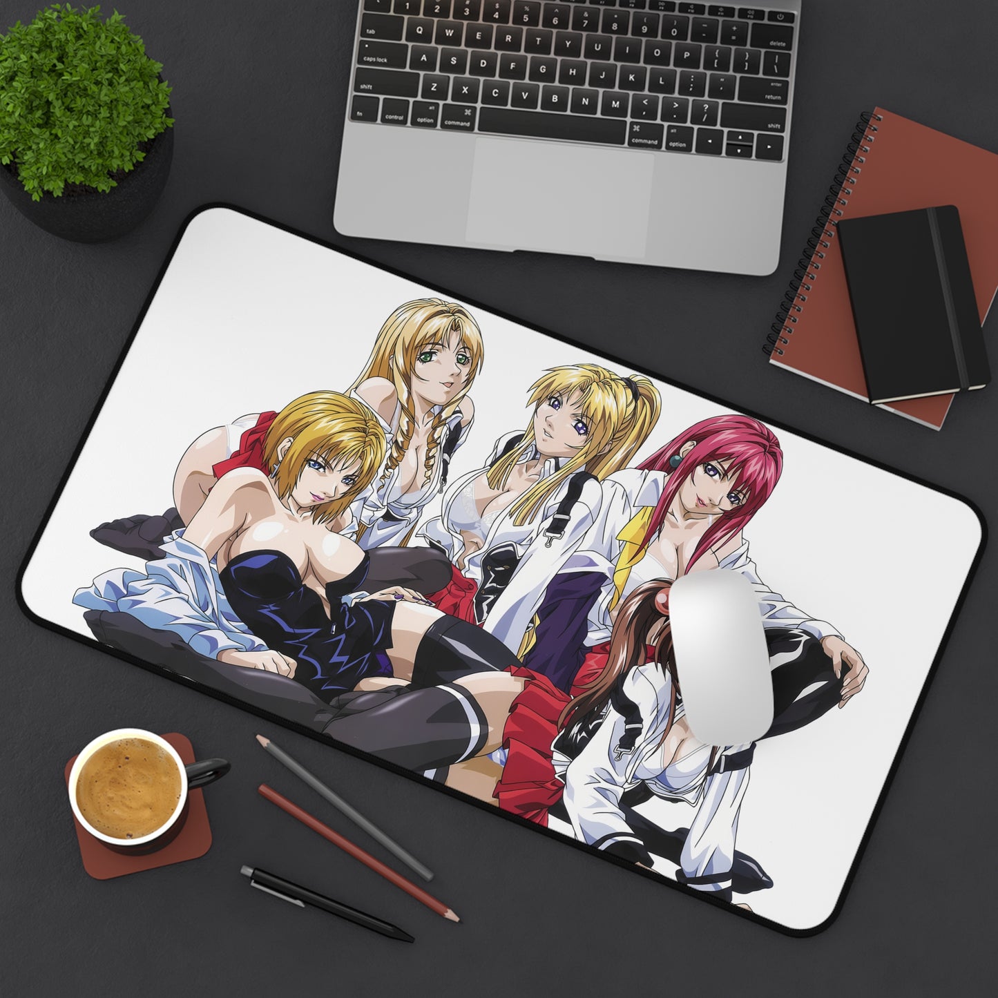 Bible Black Desk Mat