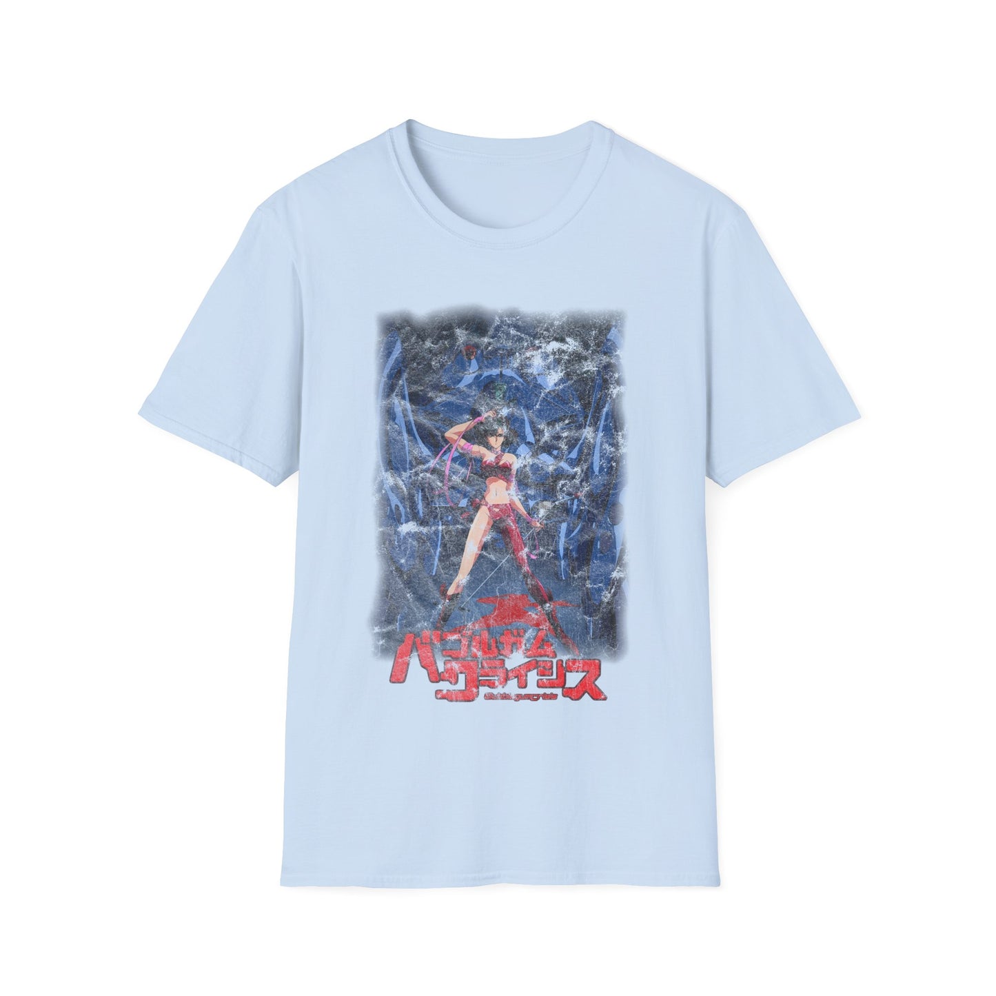 Unisex Bubblegum Crisis Vintage 80s Anime T-Shirt, Retro Reika Chang Manga Waifu Shirt