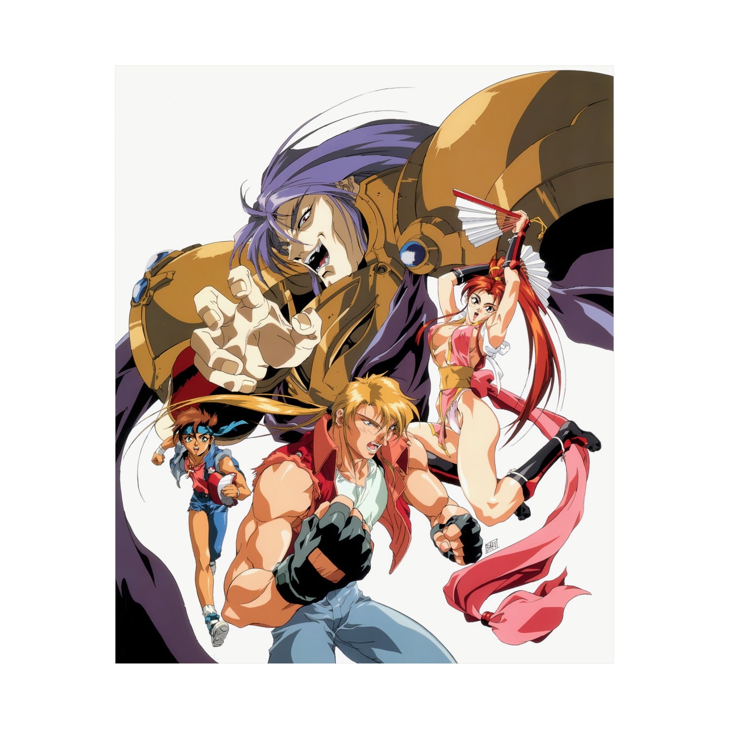 Fatal Fury Matte Poster