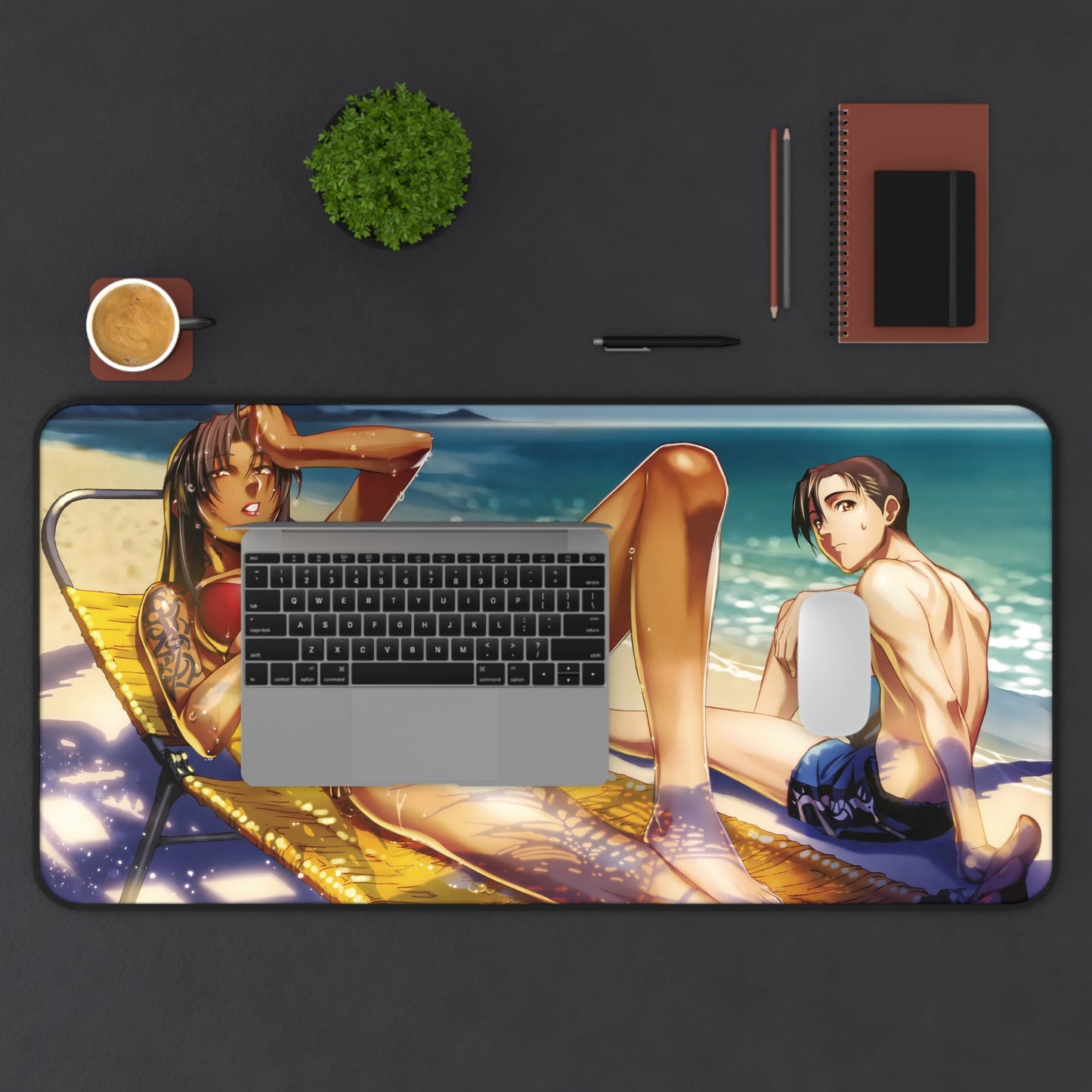 Black Lagoon Desk Mat