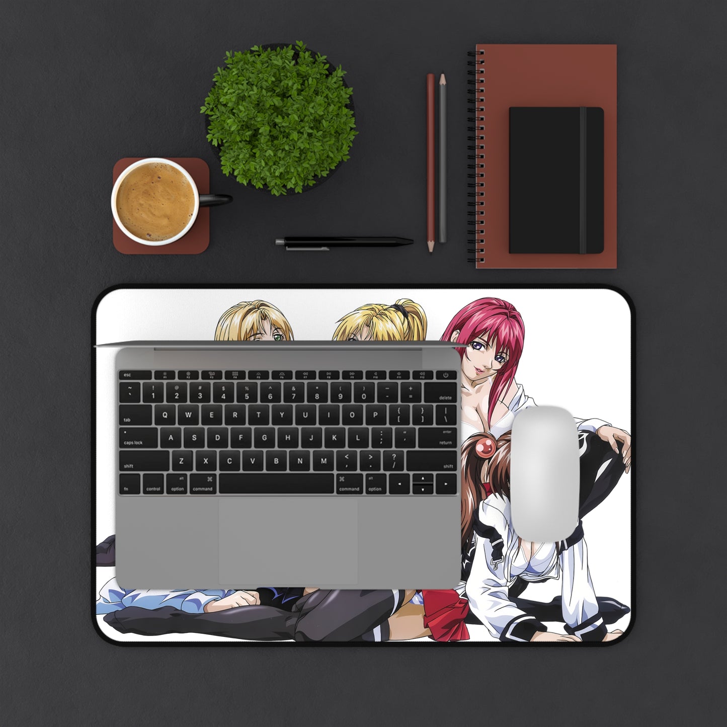 Bible Black Desk Mat
