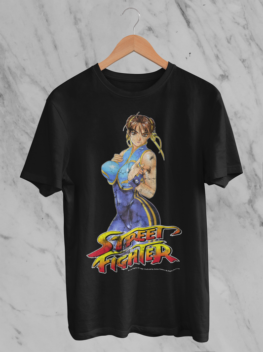 Street Fighter - Chun-Li Vintage T-Shirt