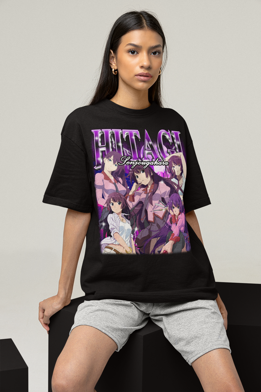 Bakemonogatari - Hitagi Senjogahara Bootleg T-Shirt