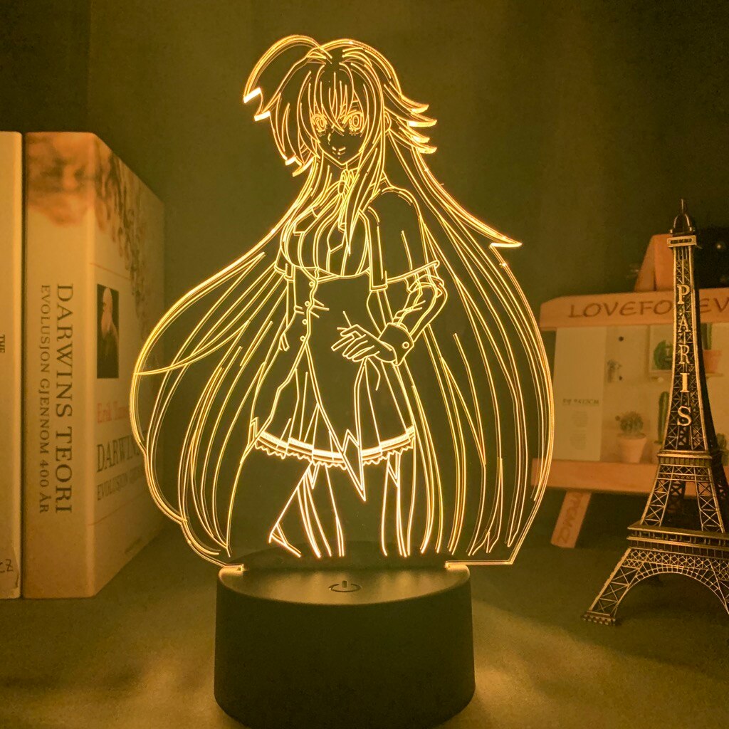 High School DxD Rias Gremory Night Lamp