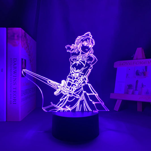 Fate Stay Night Saber Night Light